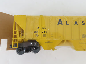 O 3-Rail Weaver 203717 ARR Alaska Railroad PS-2 CD 3-Bay Hopper Car #203717