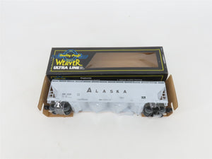 O 3-Rail Weaver 14509 ARR Alaska Railroad 4-Bay Covered Hopper Car #14509