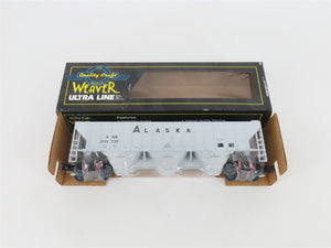 O 3-Rail Weaver 203725 ARR Alaska Railroad 3-Bay Covered Hopper Car #203725