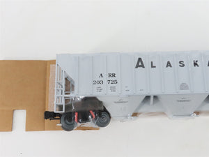 O 3-Rail Weaver 203725 ARR Alaska Railroad 3-Bay Covered Hopper Car #203725