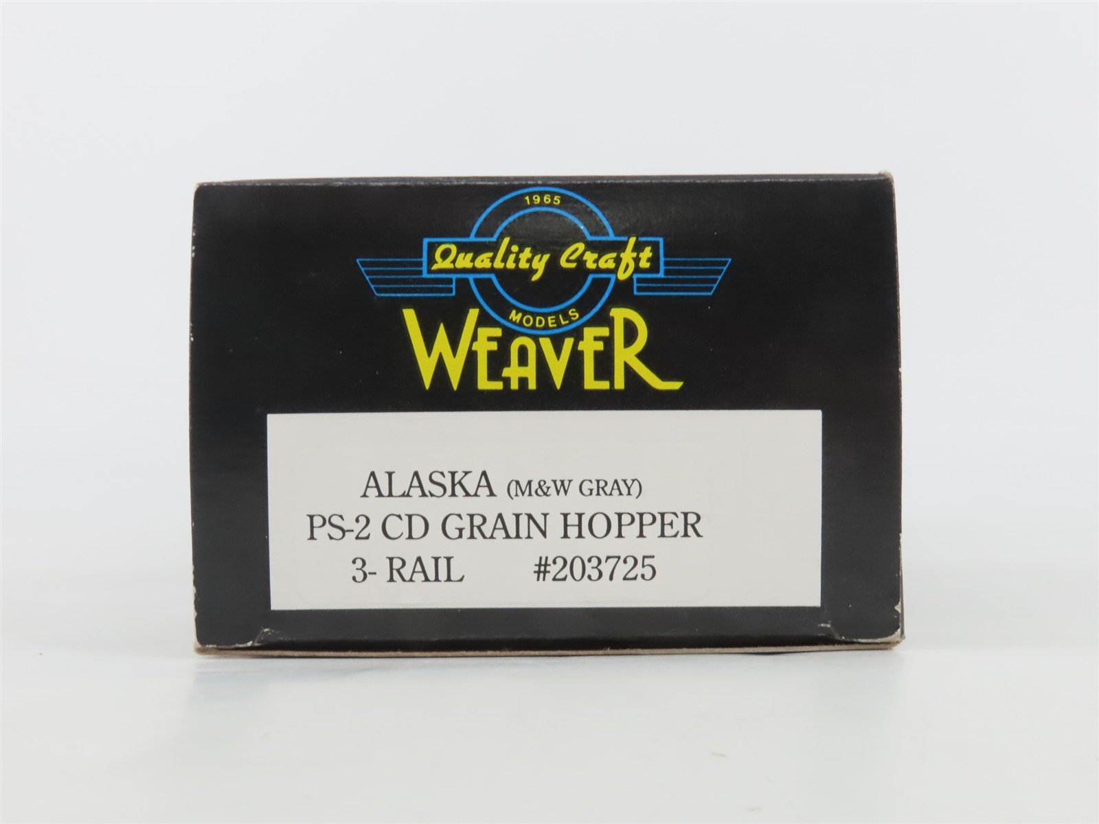 O 3-Rail Weaver 203725 ARR Alaska Railroad 3-Bay Covered Hopper Car #203725