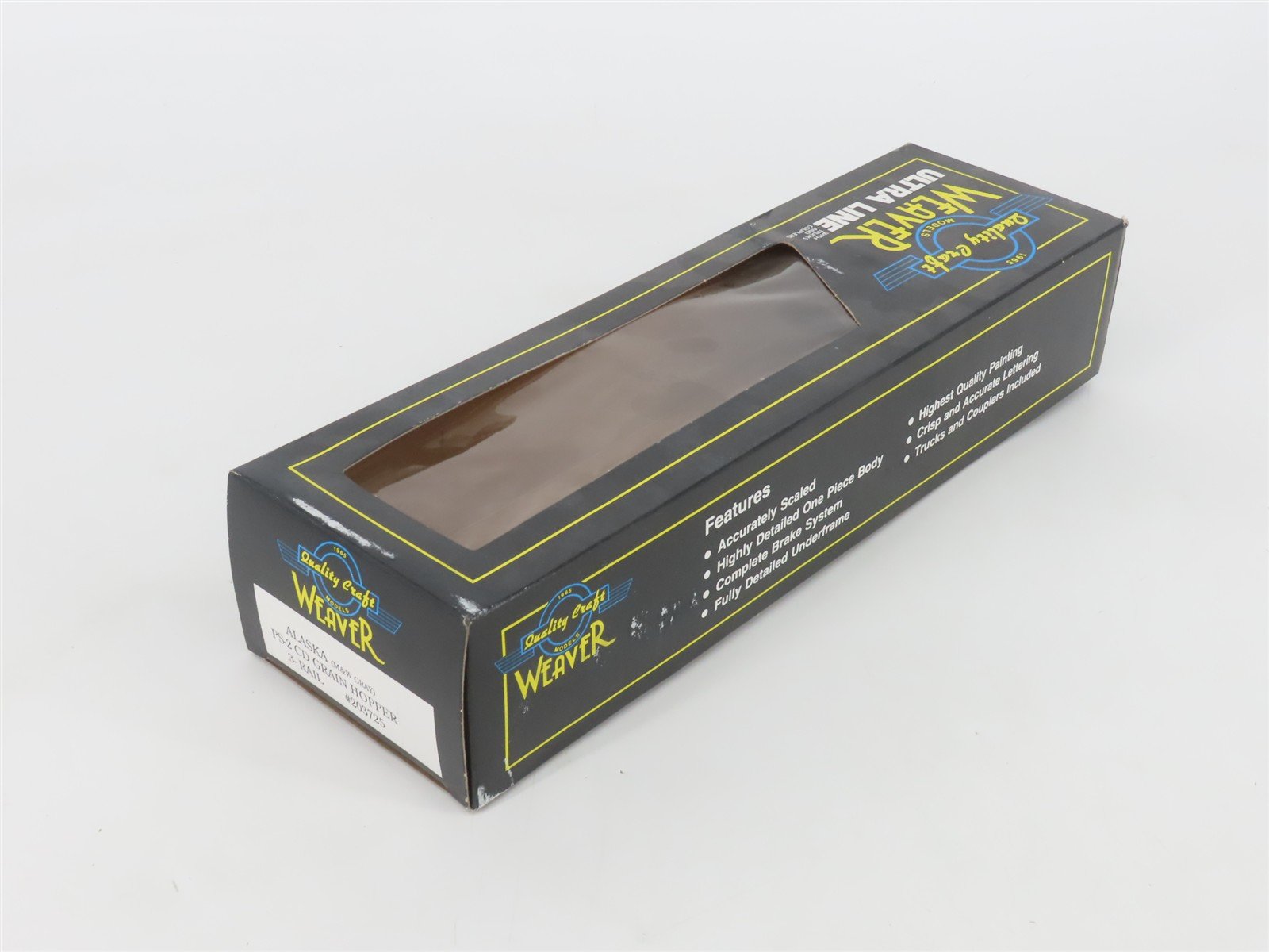 O 3-Rail Weaver 203725 ARR Alaska Railroad 3-Bay Covered Hopper Car #203725