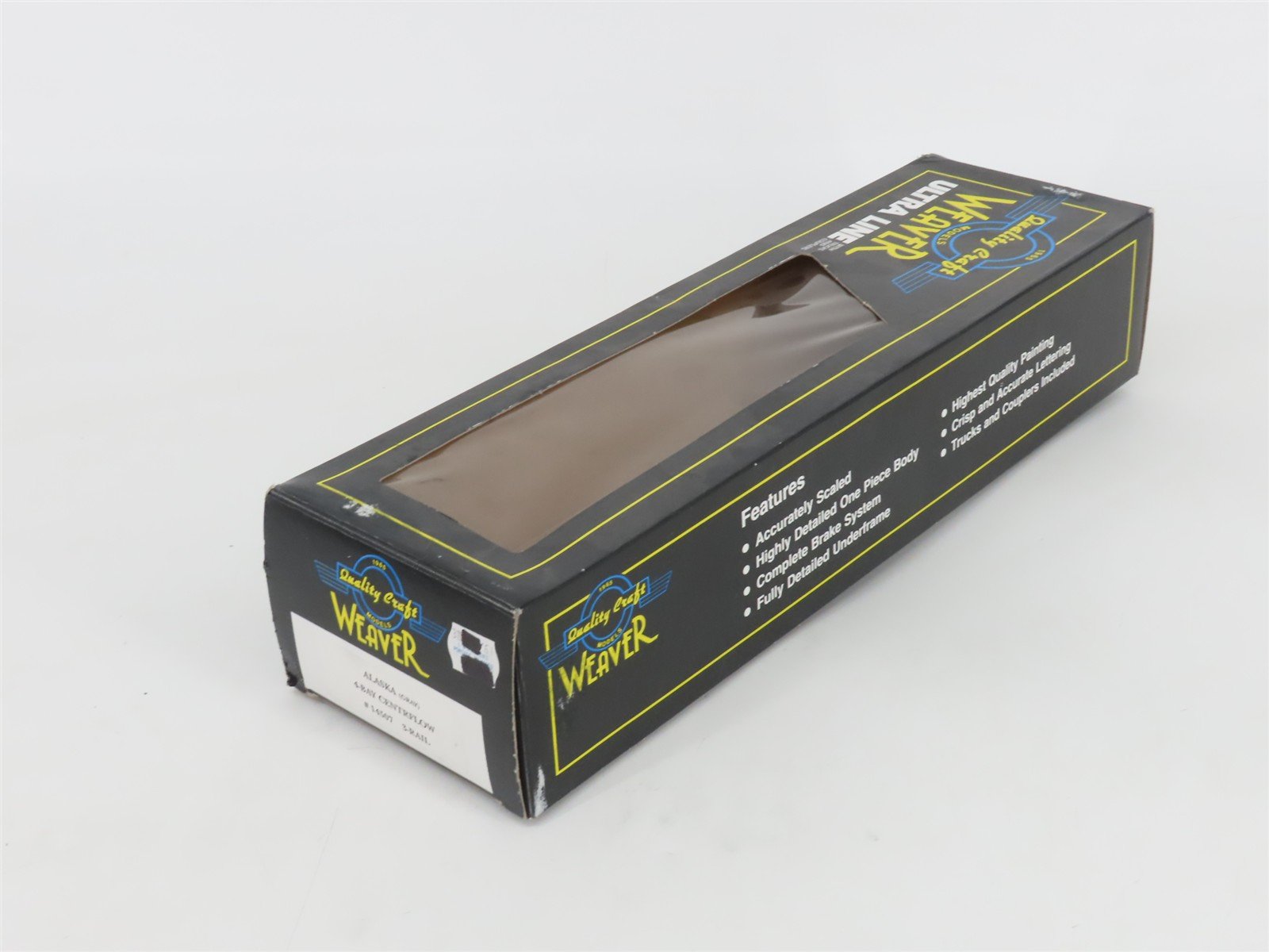O Gauge 3-Rail Weaver 14507 ARR Alaska 4-Bay Covered Hopper #14507