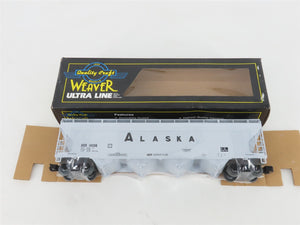 O Gauge 3-Rail Weaver 14506 ARR Alaska 4-Bay Covered Hopper #14506