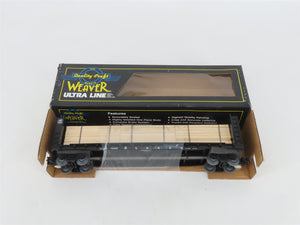 O Gauge 3-Rail Weaver 12400 ARR Alaska Bulkhead Flatcar #12400 w/Lumber Load
