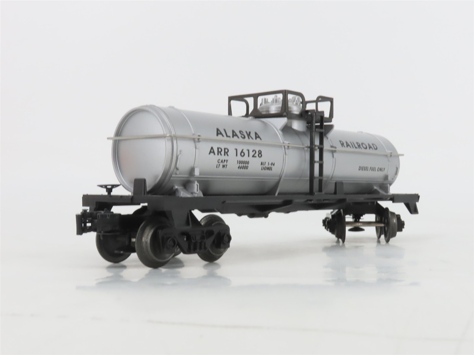 O Gauge 3-Rail Lionel 6-16128 ARR Alaska Single Dome Tankcar #16128