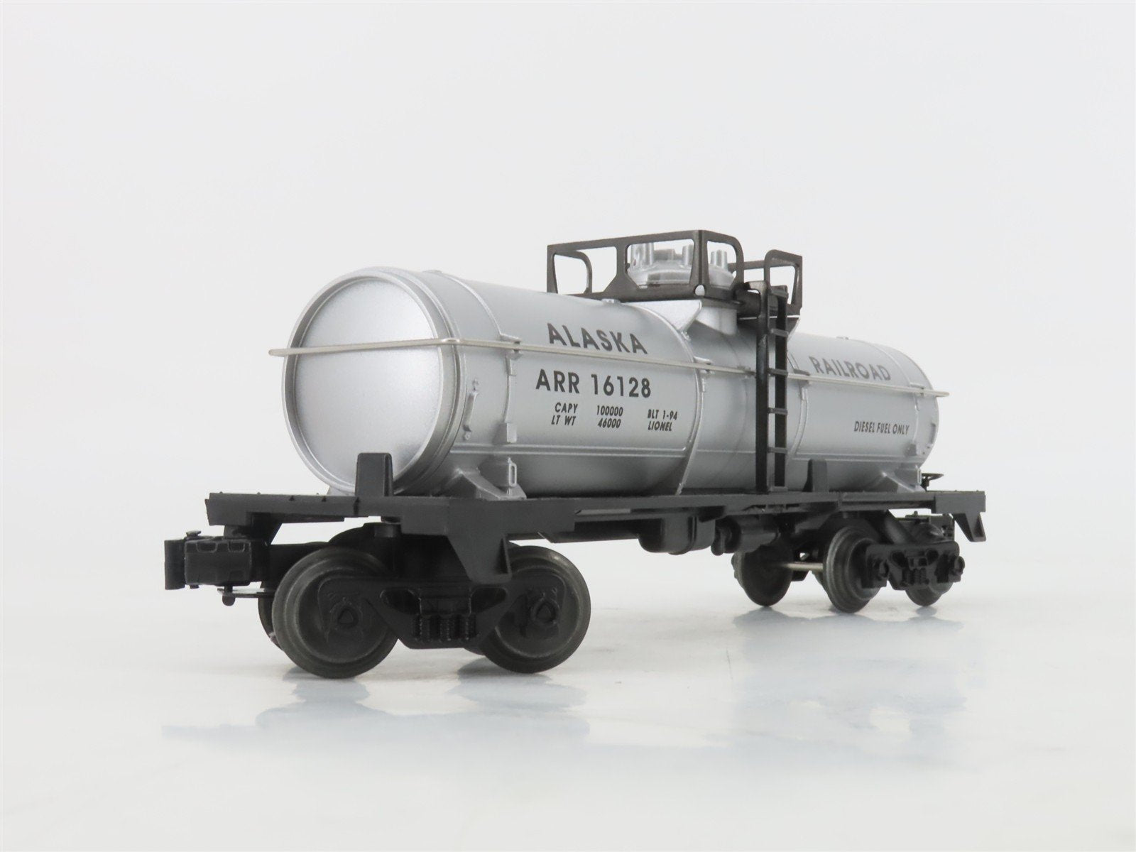 O Gauge 3-Rail Lionel 6-16128 ARR Alaska Single Dome Tankcar #16128