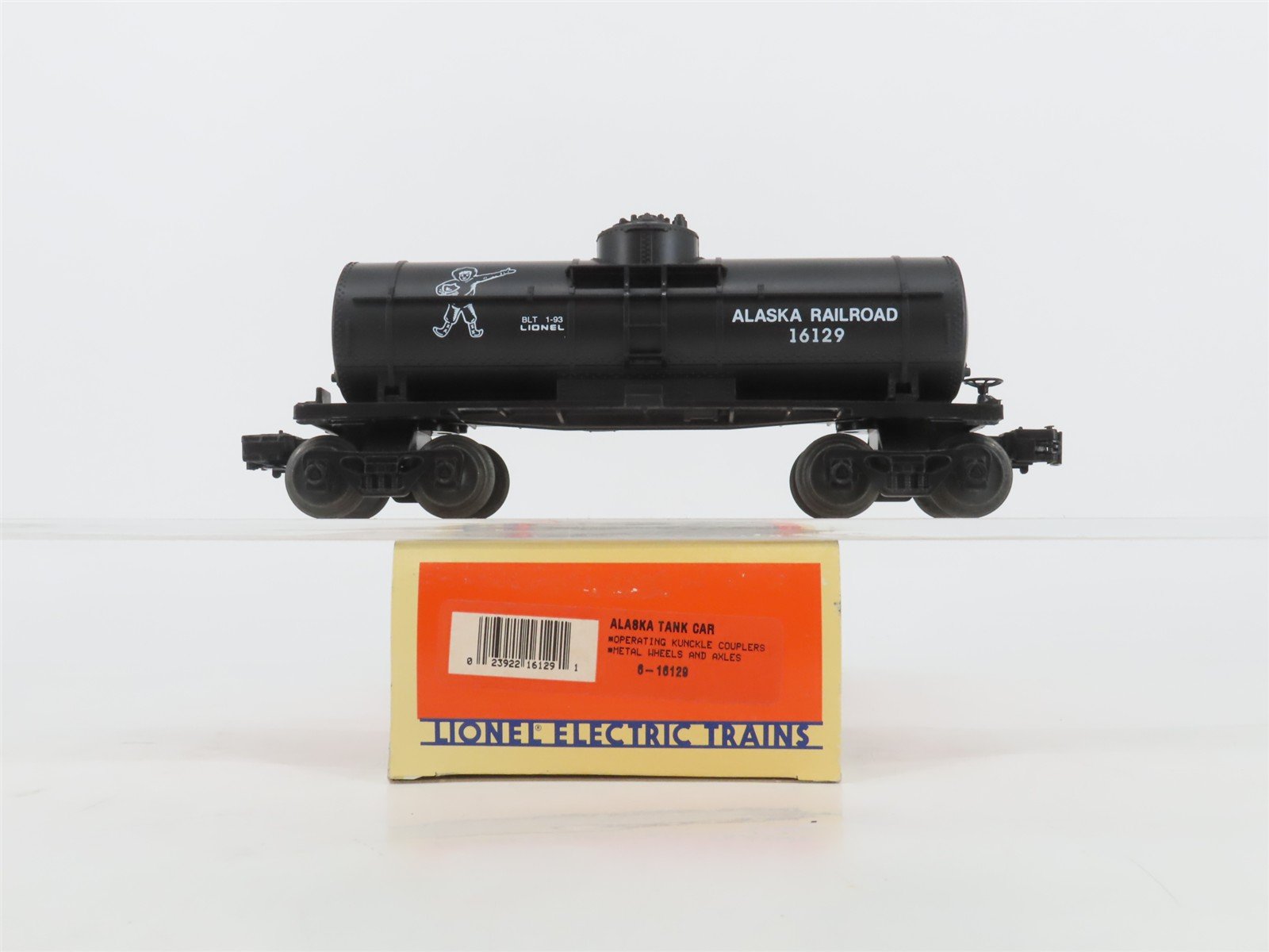 O Gauge 3-Rail Lionel 6-16129 ARR Alaska Railroad Single Dome Tankcar #16129