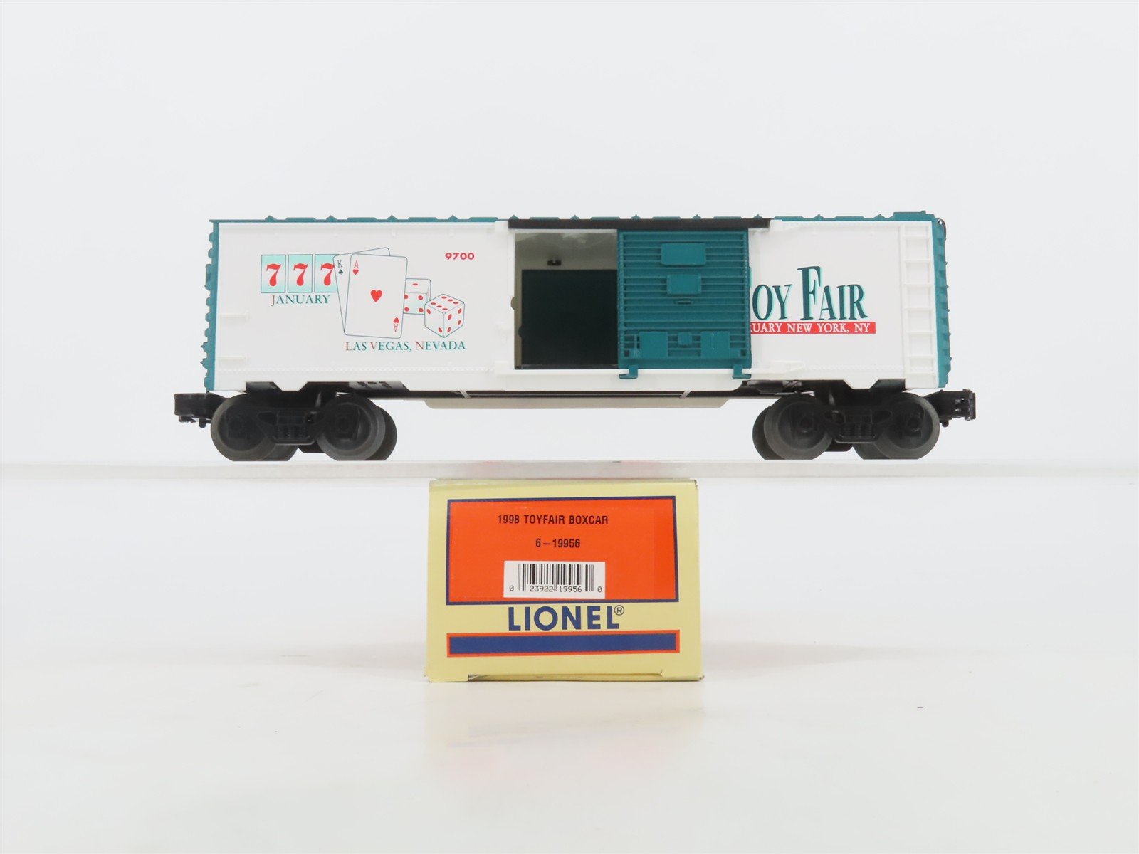 O Gauge 3-Rail Lionel 6-19956 1998 Las Vegas Toyfair Boxcar #9700