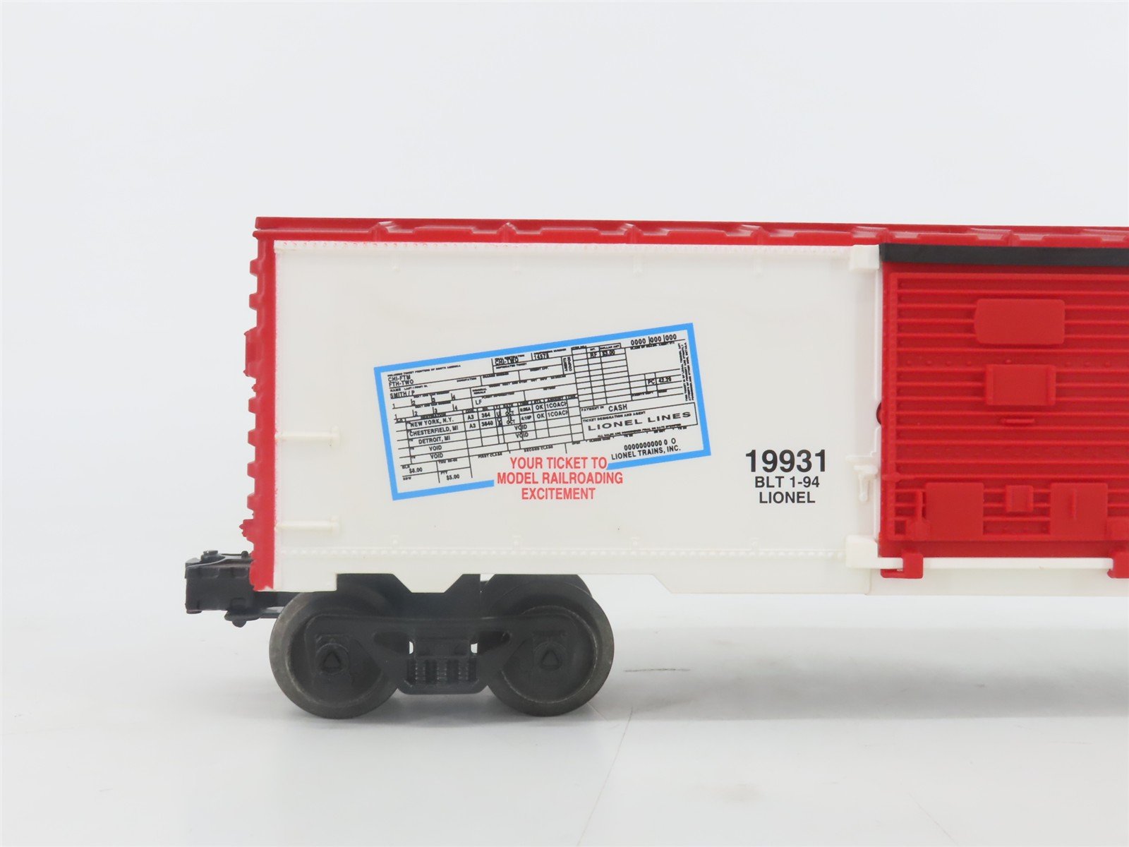 O Gauge 3-Rail Lionel 6-19931 1994 Toy Fair Boxcar #19931