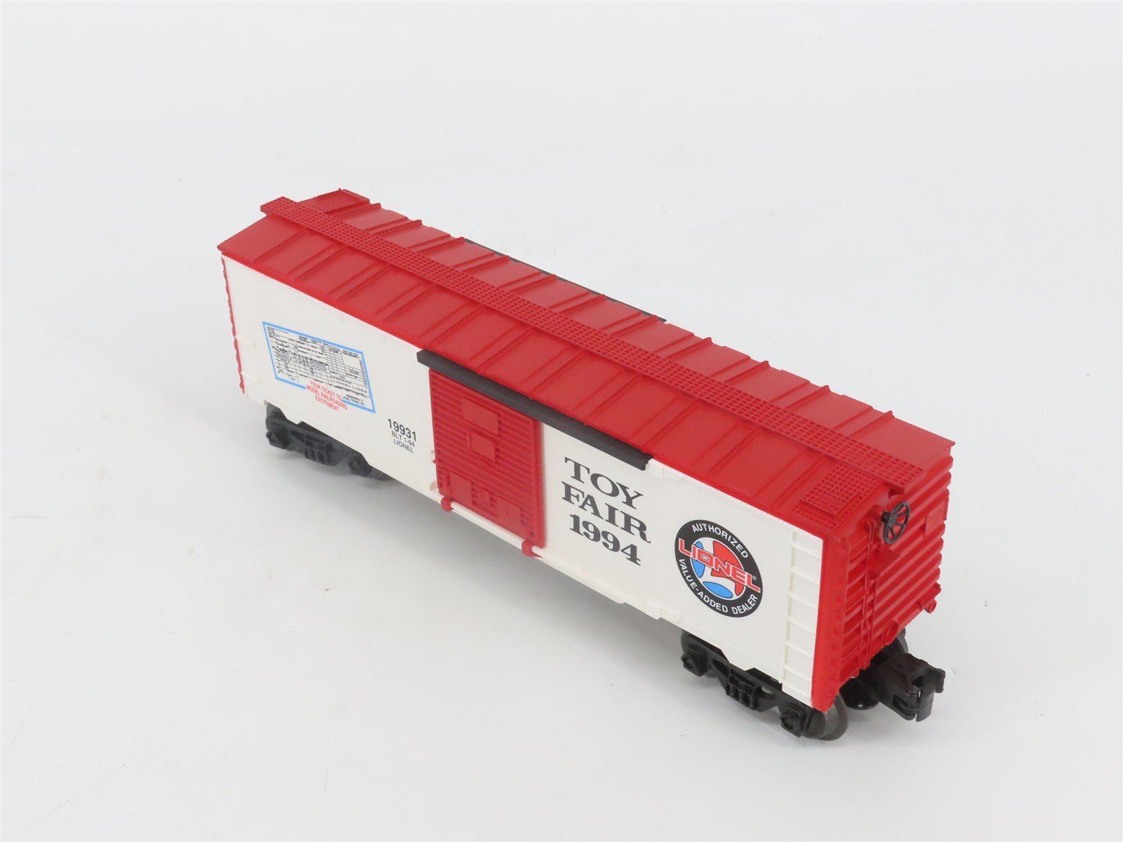 O Gauge 3-Rail Lionel 6-19931 1994 Toy Fair Boxcar #19931