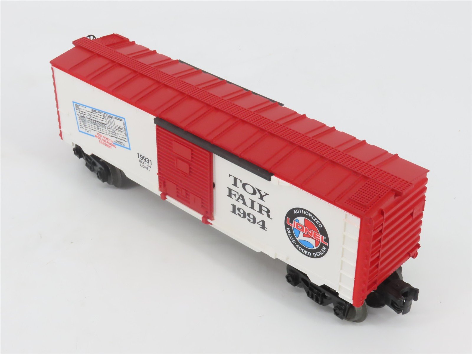 O Gauge 3-Rail Lionel 6-19931 1994 Toy Fair Boxcar #19931