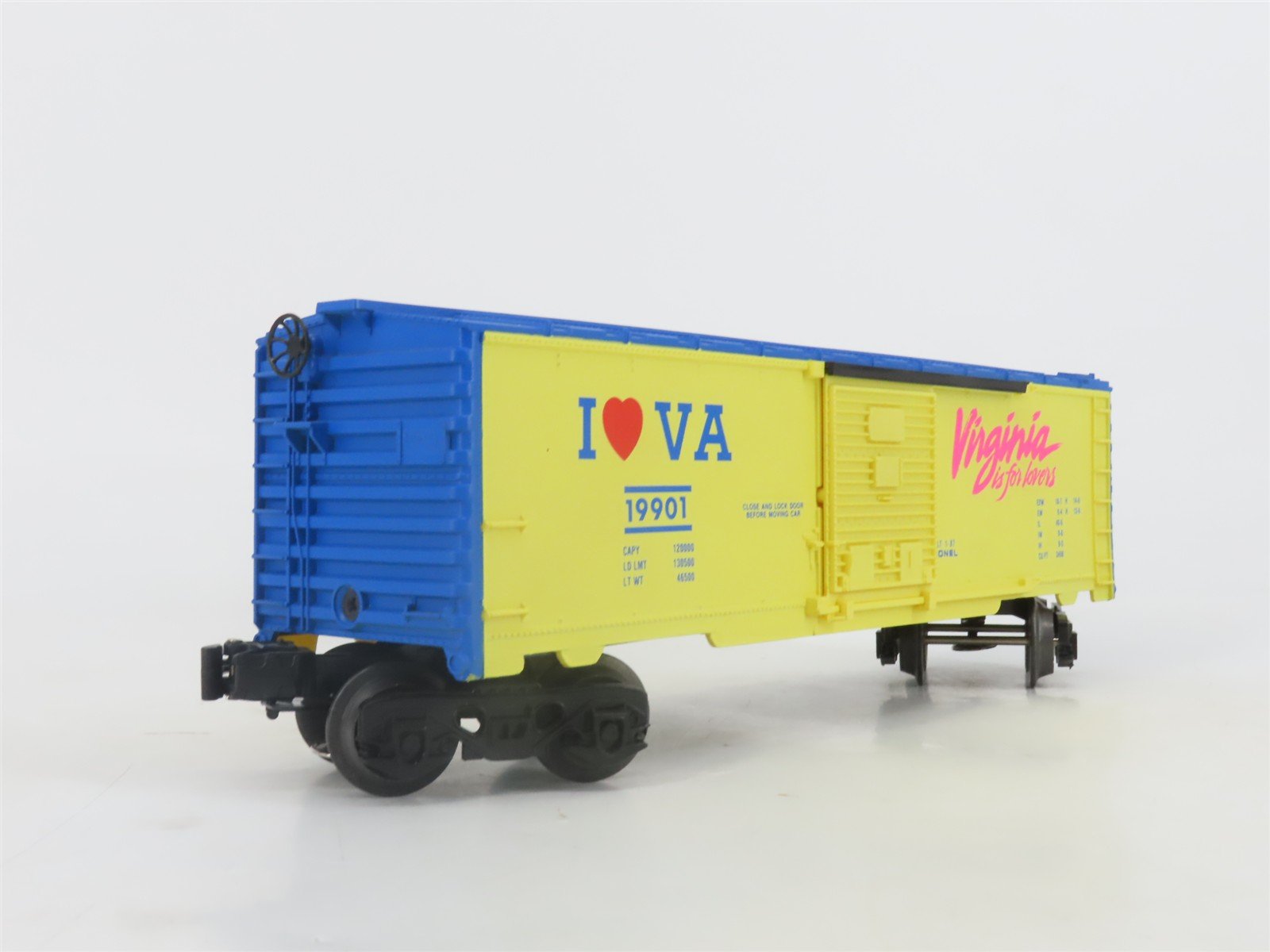 O Gauge 3-Rail Lionel 6-19901 I Love Virginia Boxcar #19901