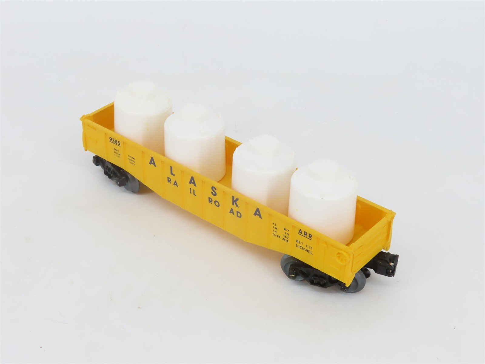 O Gauge 3-Rail Lionel 6-9385 ARR Alaska Railroad Gondola #9385 w/Loads