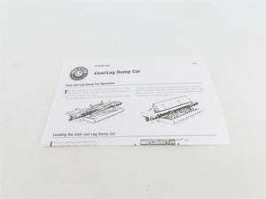O Gauge 3-Rail Lionel 6-26749 ARR Alaska Log Dumb Car #26749 w/Log Loads