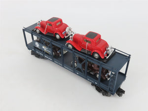 O 3-Rail MTH Rail King 30-76507 ATSF Auto Carrier #89390 w/32' Ford Coupe Cars