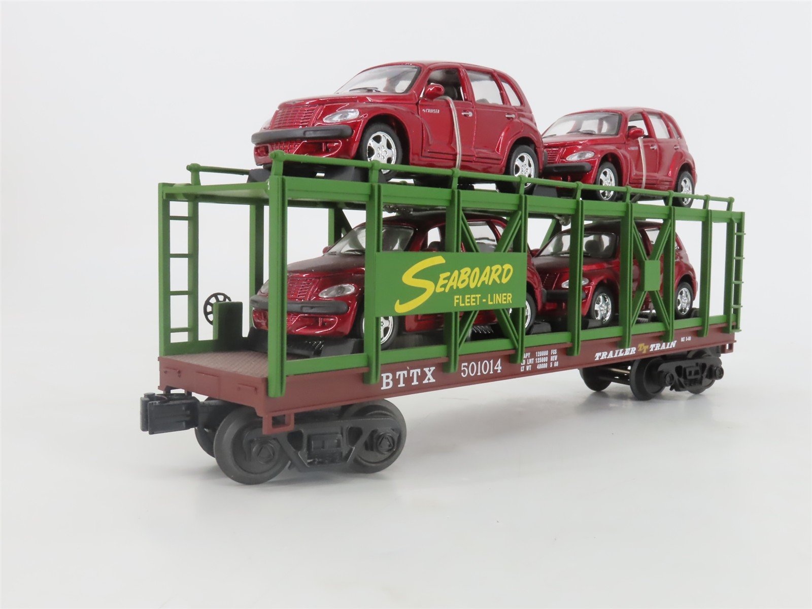 O 3-Rail MTH Rail King 30-76557 SAL Auto Carrier #501014 w/PT Cruiser Cars