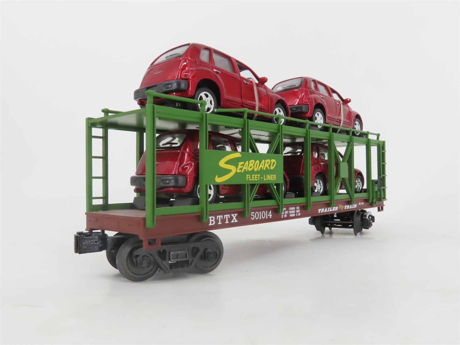 O 3-Rail MTH Rail King 30-76557 SAL Auto Carrier #501014 w/PT Cruiser Cars