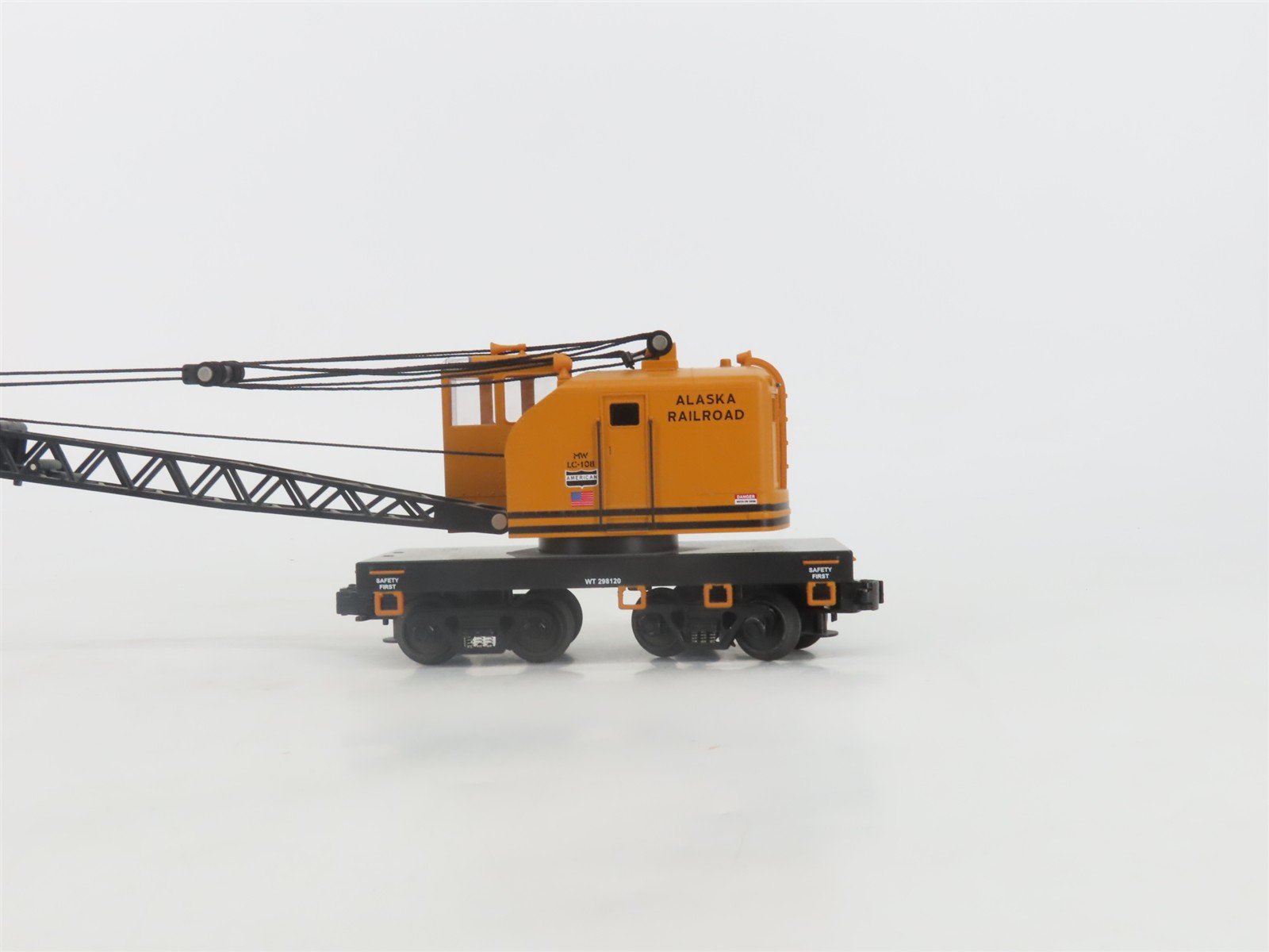 O Gauge 3-Rail MTH 30-7966 ARR Alaska Railroad American Crane #LC-108