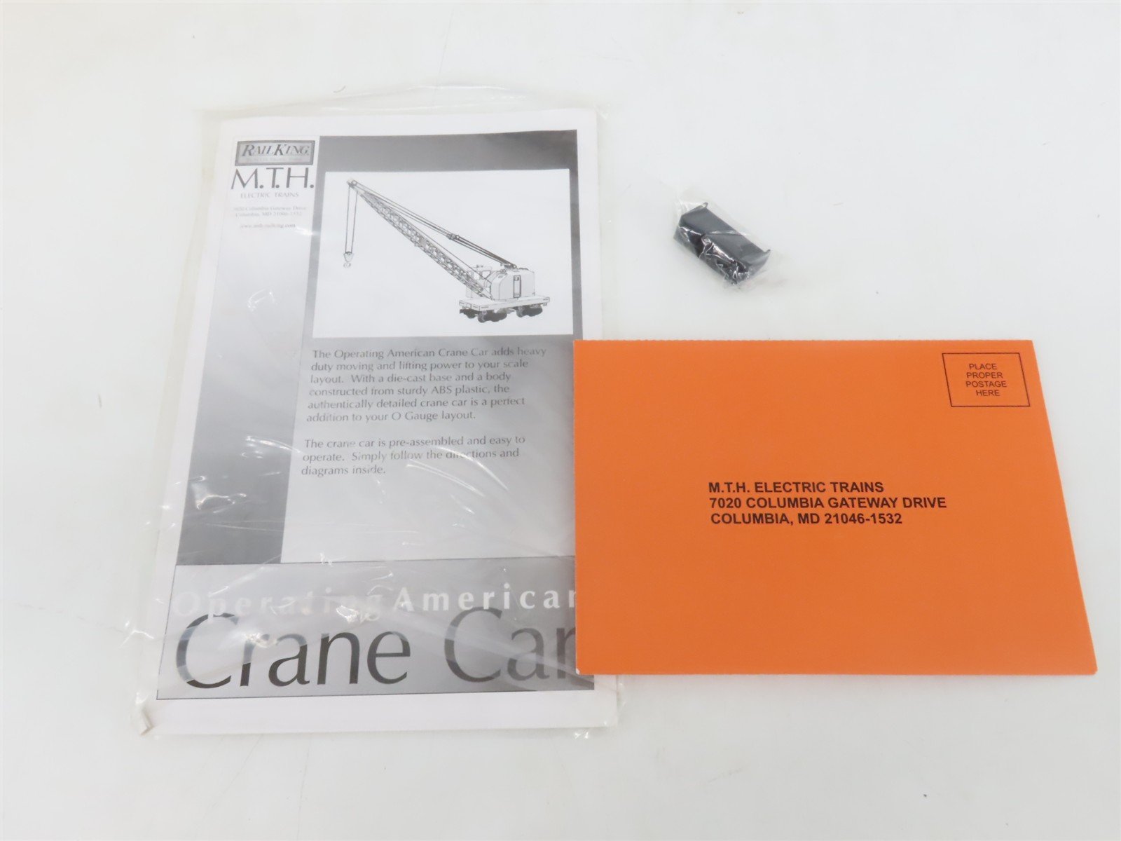 O Gauge 3-Rail MTH 30-7966 ARR Alaska Railroad American Crane #LC-108