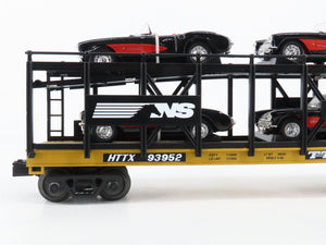 O 3-Rail MTH Rail King 30-76444 NS Auto Carrier #93952 w/ERTL Corvettes Cars