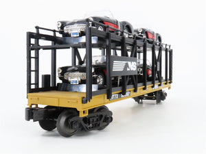O 3-Rail MTH Rail King 30-76444 NS Auto Carrier #93952 w/ERTL Corvettes Cars
