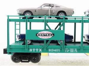 O 3-Rail MTH 30-76383 NYC New York Central Auto Carrier #913405 w/4 Mustang Cars