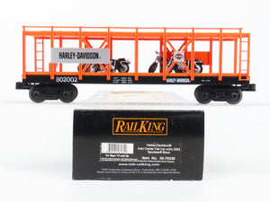 O Gauge 3-Rail MTH 30-76330 Harley-Davidson Auto Carrier #842002 w/Bike Loads