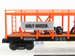 O Gauge 3-Rail MTH 30-76330 Harley-Davidson Auto Carrier #842002 w/Bike Loads