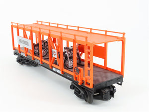 O Gauge 3-Rail MTH 30-76330 Harley-Davidson Auto Carrier #842002 w/Bike Loads
