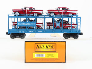 O Gauge 3-Rail MTH 30-7012B EMD/GMTX Auto Carrier #10199 w/ERTL 57' Chevy's