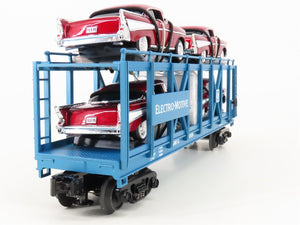 O Gauge 3-Rail MTH 30-7012B EMD/GMTX Auto Carrier #10199 w/ERTL 57' Chevy's