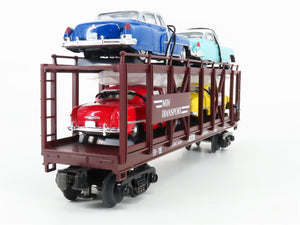 O Gauge 3-Rail MTH 30-7628 MTH Auto Carrier #4952 w/ERTL Cadillac & Ford Cars
