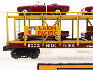 O Gauge 3-Rail MTH 30-76310 UP Auto Carrier #911530 w/ERTL Corvair Monzas Cars