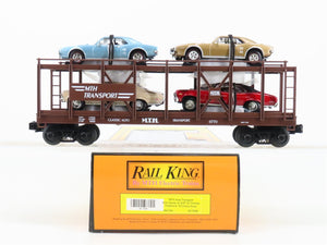 O Gauge 3-Rail MTH 30-7638 MTH Transport Auto Carrier #6770 w/ERTL Chevy Novas