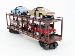 O Gauge 3-Rail MTH 30-7638 MTH Transport Auto Carrier #6770 w/ERTL Chevy Novas