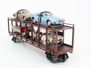 O Gauge 3-Rail MTH 30-7638 MTH Transport Auto Carrier #6770 w/ERTL Chevy Novas