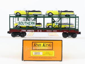 O 3-Rail MTH 30-76140 Southern Auto Carrier #908478 w/1955 Pontiacs Cars