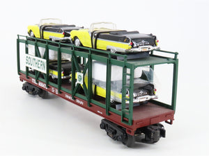 O 3-Rail MTH 30-76140 Southern Auto Carrier #908478 w/1955 Pontiacs Cars