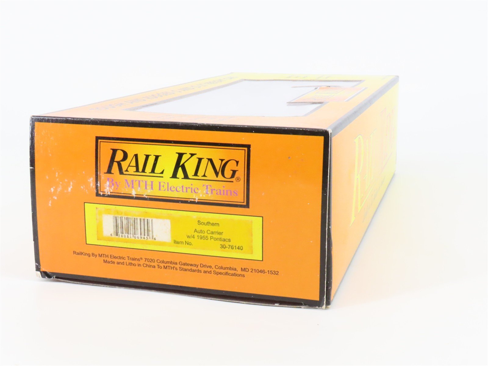 O 3-Rail MTH 30-76140 Southern Auto Carrier #908478 w/1955 Pontiacs Cars