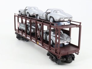 O 3-Rail MTH 30-76064 PRR Pennsylvania Auto Carrier #500483 w/63' Corvette Cars