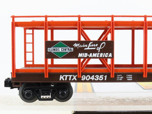 O Gauge 3-Rail MTH 30-76141 IC Illinois Central Auto Carrier #904351