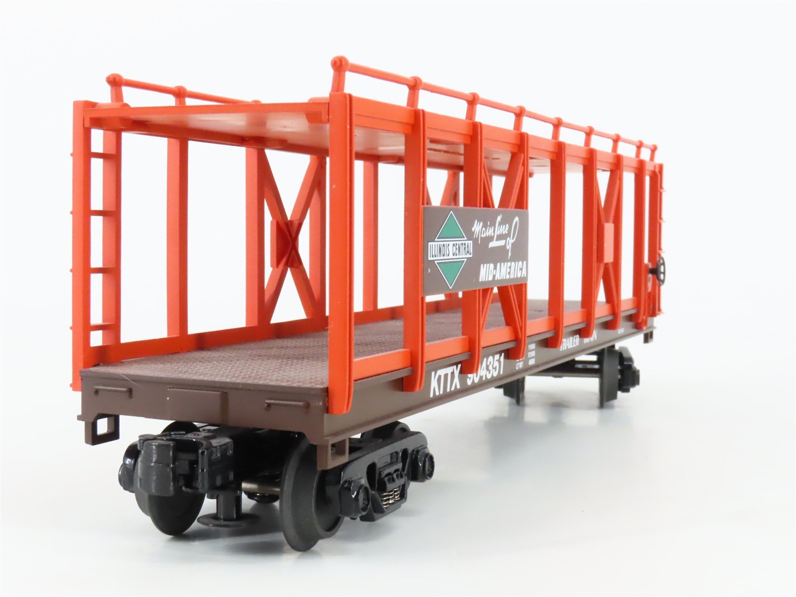O Gauge 3-Rail MTH 30-76141 IC Illinois Central Auto Carrier #904351