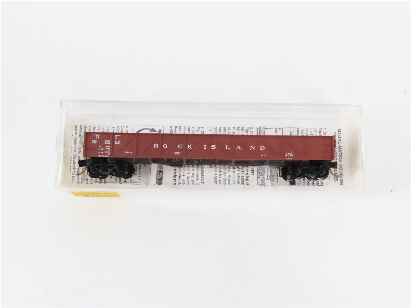 N Micro-Trains MTL 61010 RI Rock Island 50' Composite Fixed-End Gondola #187507