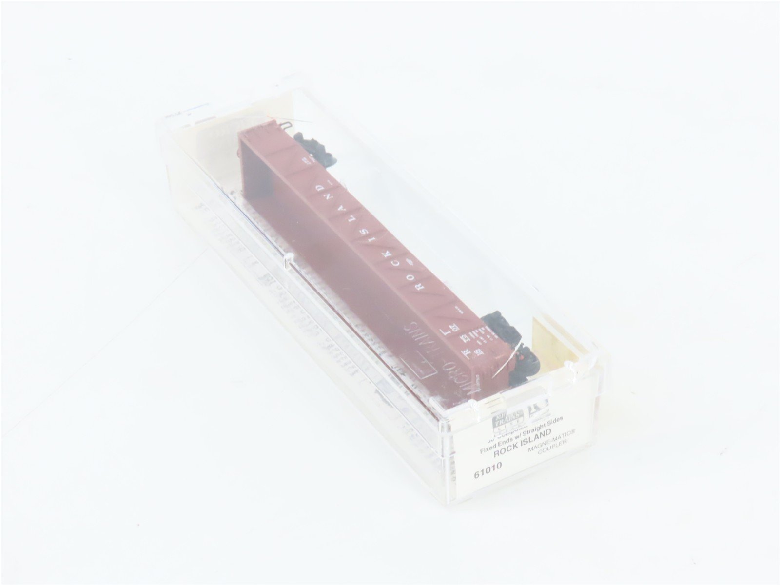 N Micro-Trains MTL 61010 RI Rock Island 50' Composite Fixed-End Gondola #187507