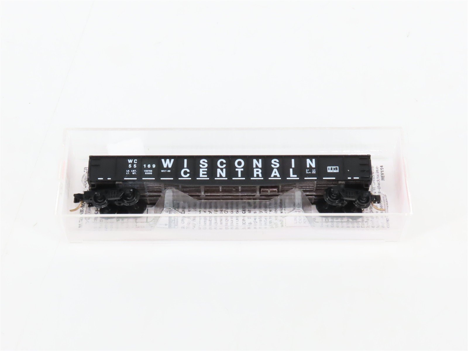 N Scale Micro-Trains MTL 46330 WC Wisconsin Central 50' Gondola #55169