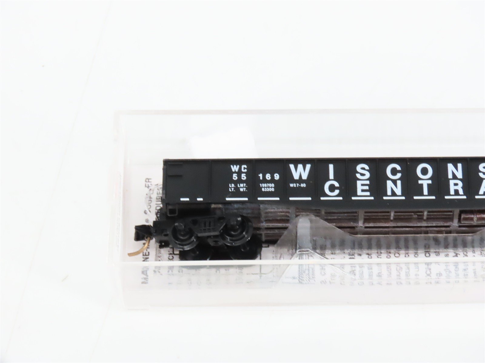 N Scale Micro-Trains MTL 46330 WC Wisconsin Central 50' Gondola #55169