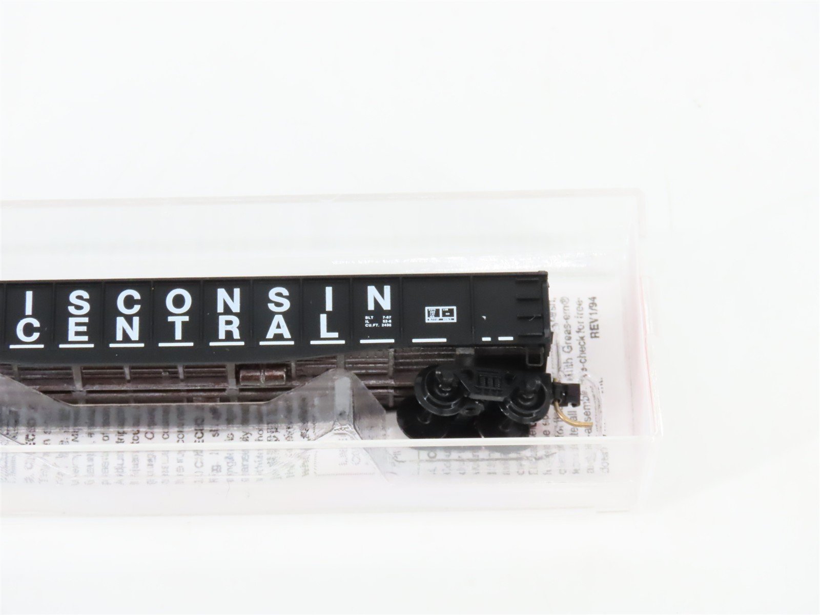 N Scale Micro-Trains MTL 46330 WC Wisconsin Central 50' Gondola #55169
