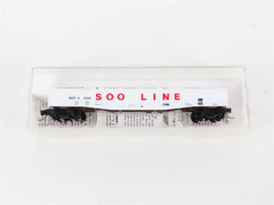 N Scale Micro-Trains MTL 46240 SOO Line 50' Drop-End Gondola #63352