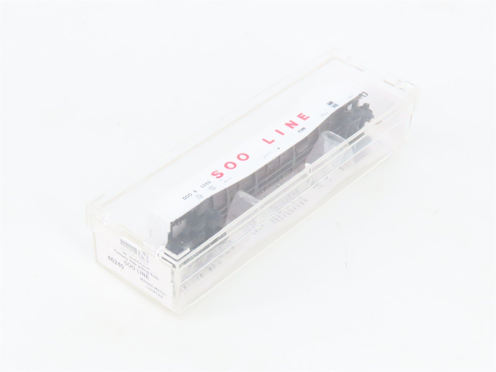 N Scale Micro-Trains MTL 46240 SOO Line 50' Drop-End Gondola #63352